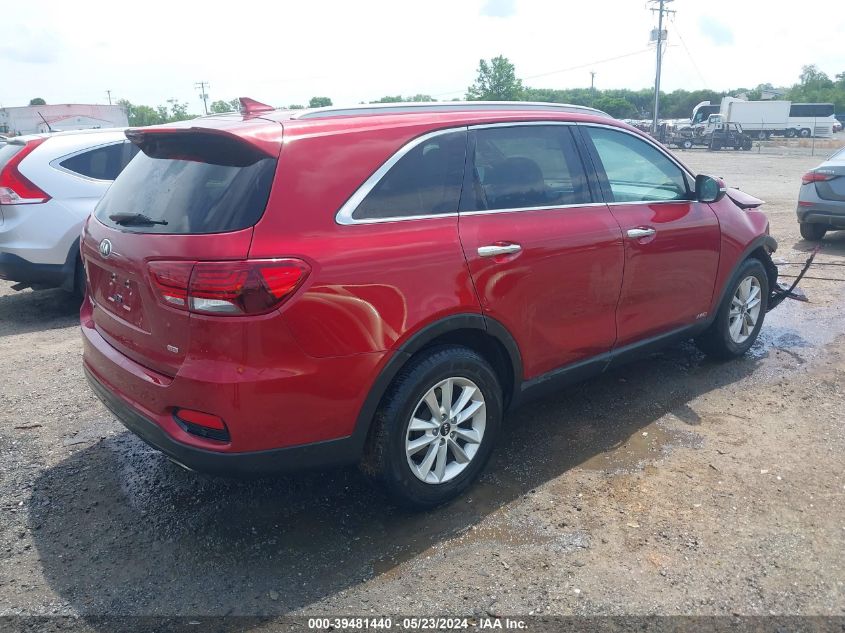 2019 KIA SORENTO 2.4L LX - 5XYPGDA34KG569814