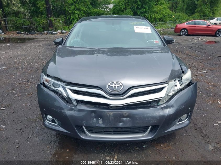 2014 Toyota Venza Limited V6 VIN: 4T3BK3BB5EU107731 Lot: 39481441