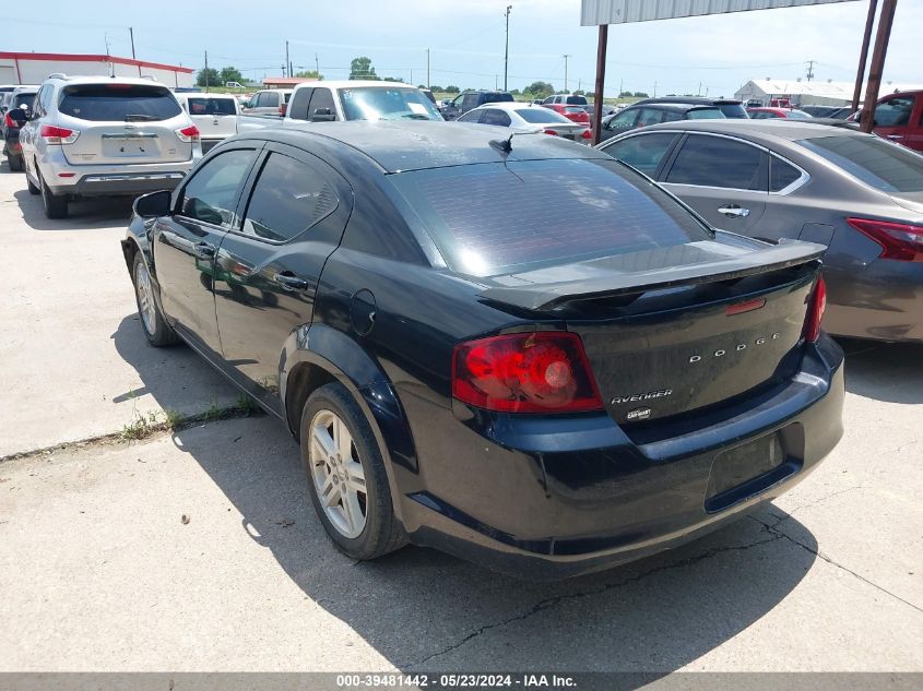 2013 Dodge Avenger Sxt VIN: 1C3CDZCB9DN622192 Lot: 39481442