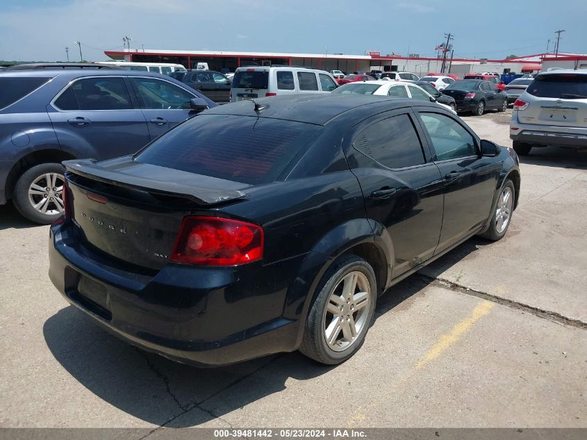 2013 Dodge Avenger Sxt VIN: 1C3CDZCB9DN622192 Lot: 39481442