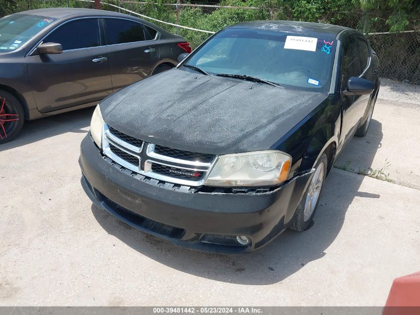 2013 Dodge Avenger Sxt VIN: 1C3CDZCB9DN622192 Lot: 39481442