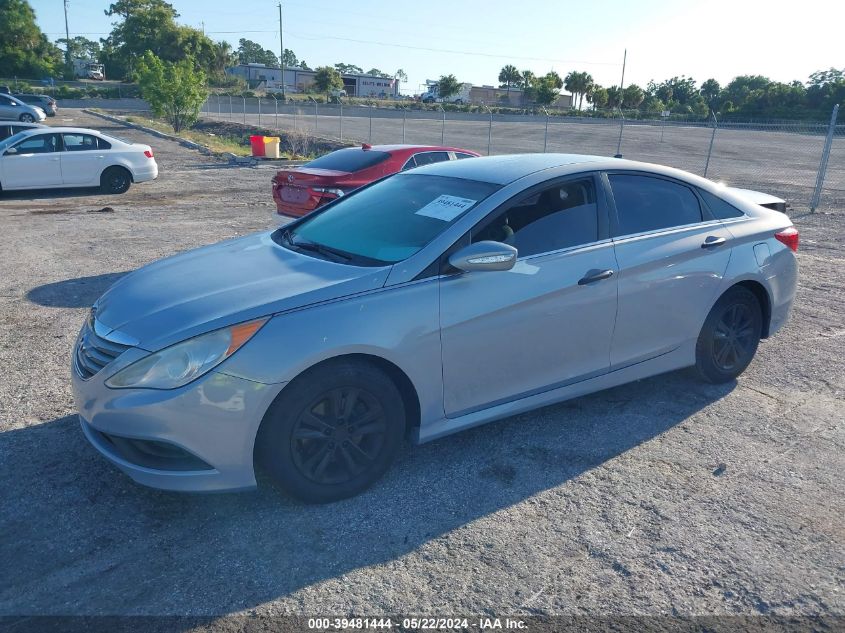 2014 HYUNDAI SONATA GLS - 5NPEB4AC9EH928416