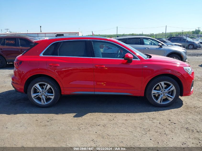 2020 Audi Q3 Premium Plus 45 Tfsi S Line Quattro Tiptronic VIN: WA1EECF36L1034415 Lot: 39481447