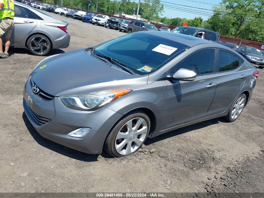 2013 Hyundai Elantra Limited VIN: 5NPDH4AEXDH446502 Lot: 39481450