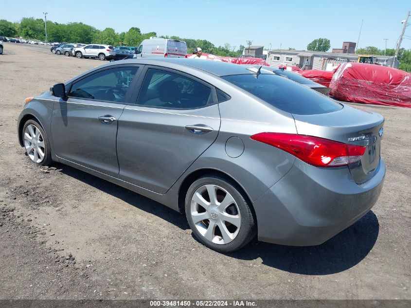 2013 Hyundai Elantra Limited VIN: 5NPDH4AEXDH446502 Lot: 39481450