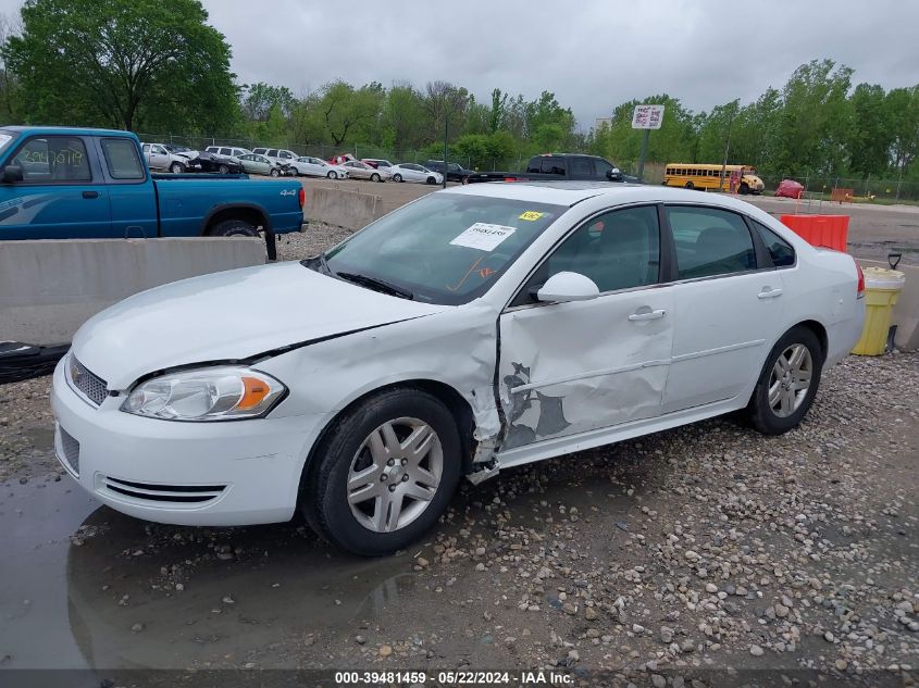 2013 Chevrolet Impala Lt VIN: 2G1WG5E38D1105717 Lot: 39481459