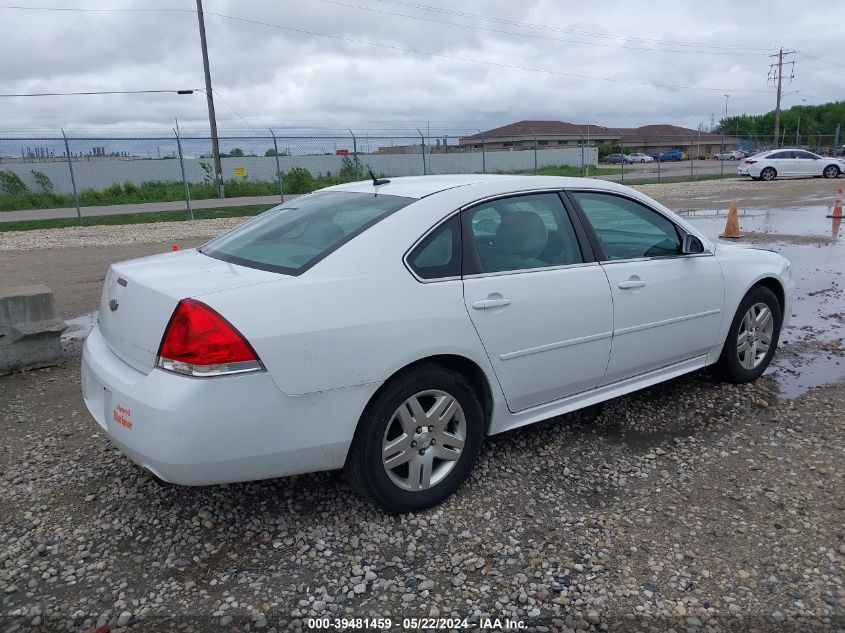 2013 Chevrolet Impala Lt VIN: 2G1WG5E38D1105717 Lot: 39481459