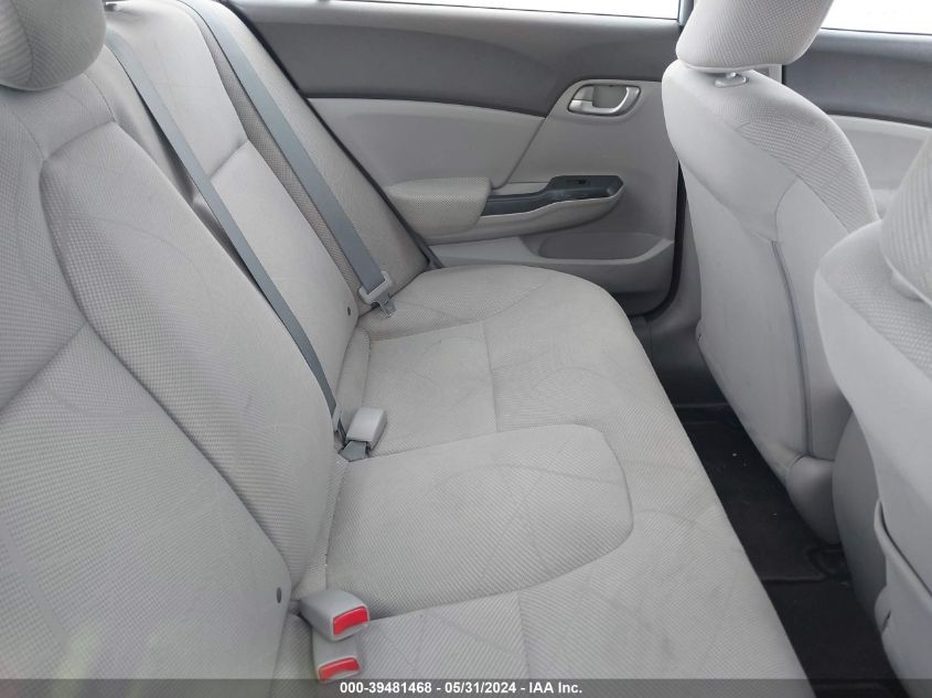 2012 Honda Civic Lx VIN: 2HGFB2F55CH566224 Lot: 39481468