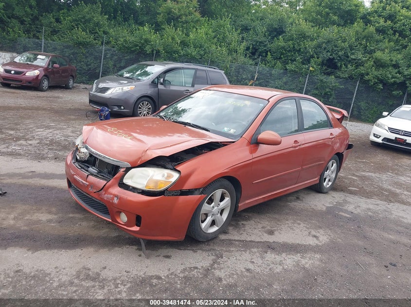 2008 Kia Spectra Sx VIN: KNAFE122085020065 Lot: 39481474
