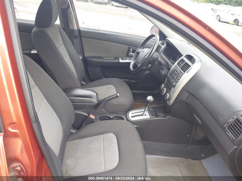 2008 Kia Spectra Sx VIN: KNAFE122085020065 Lot: 39481474