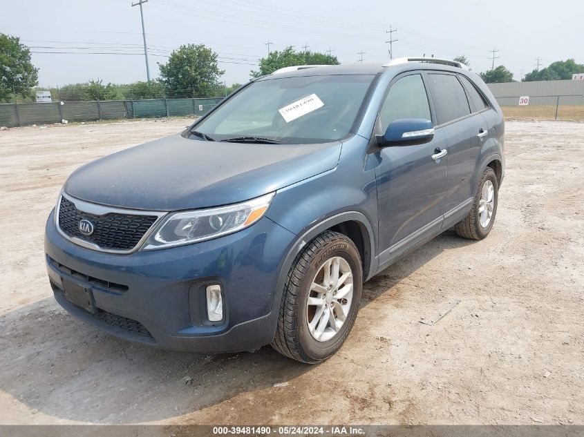 2014 Kia Sorento Lx VIN: 5XYKT4A62EG464029 Lot: 39481490