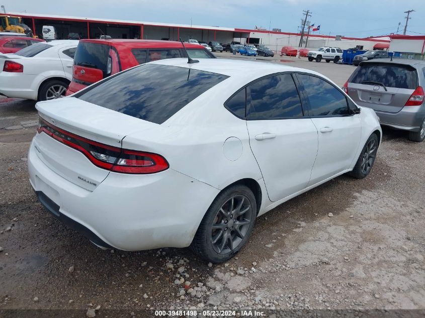 2013 Dodge Dart Sxt VIN: 1C3CDFBA8DD330613 Lot: 39481498