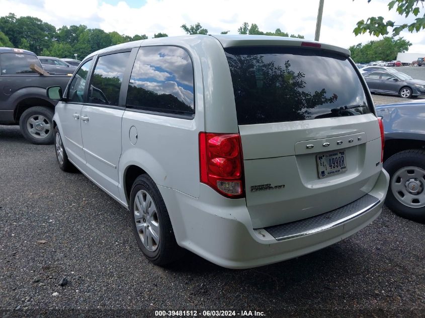 2016 Dodge Grand Caravan Se VIN: 2C4RDGBGXGR122346 Lot: 39481512