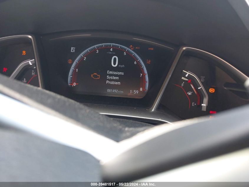 2019 Honda Civic Sport VIN: 19XFC2F89KE033275 Lot: 39481517