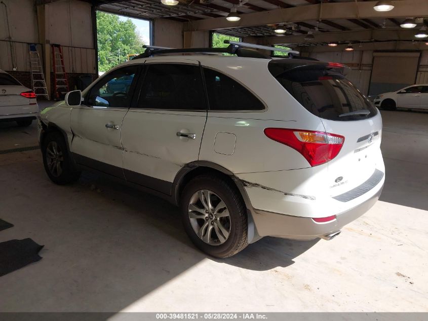 2012 Hyundai Veracruz Limited VIN: KM8NU4CC4CU198162 Lot: 39481521