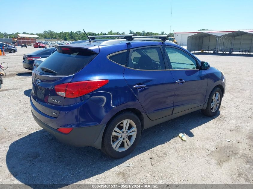 2012 Hyundai Tucson Gls VIN: KM8JUCACXCU518287 Lot: 39481537