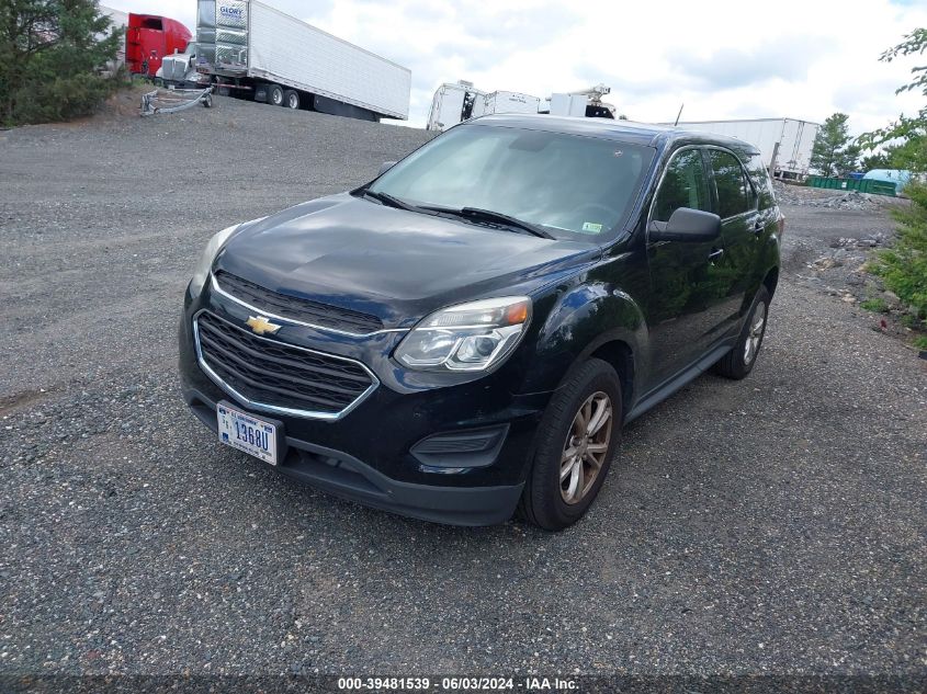 2017 Chevrolet Equinox Ls VIN: 2GNFLEEK1H6327266 Lot: 39481539