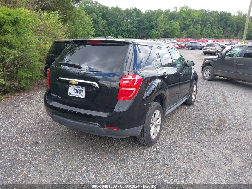 2017 Chevrolet Equinox Ls VIN: 2GNFLEEK1H6327266 Lot: 39481539