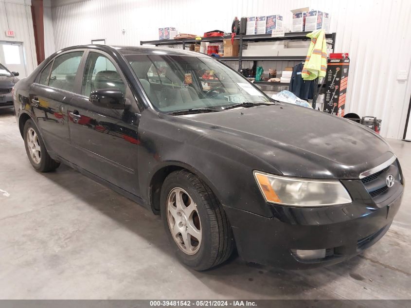 2006 Hyundai Sonata Gls V6/Lx V6 VIN: 5NPEU46F96H070654 Lot: 39481542