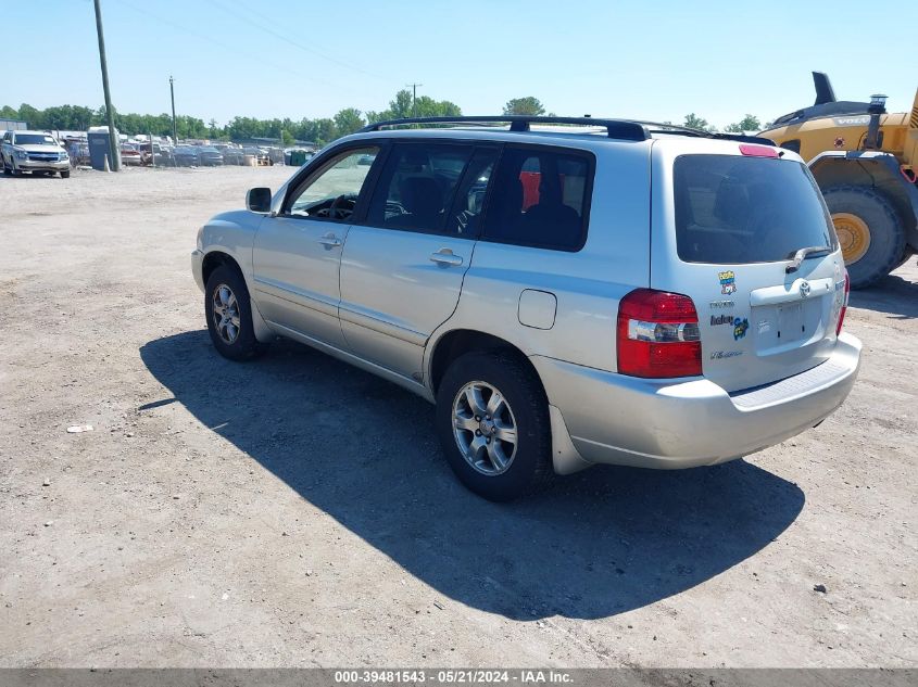 2005 Toyota Highlander V6 VIN: JTEEP21A550110047 Lot: 39481543