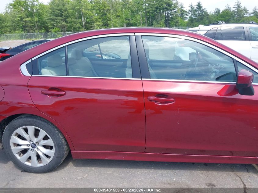 2015 Subaru Legacy 2.5I Premium VIN: 4S3BNAC67F3040518 Lot: 39481559