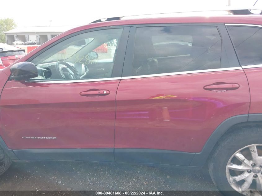 2015 Jeep Cherokee Limited VIN: 1C4PJMDB3FW592935 Lot: 39481608