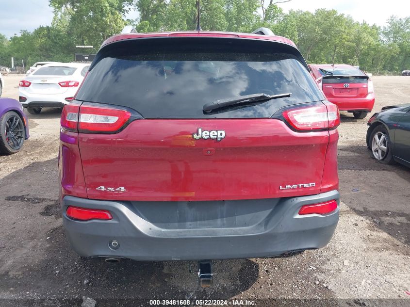 2015 Jeep Cherokee Limited VIN: 1C4PJMDB3FW592935 Lot: 39481608