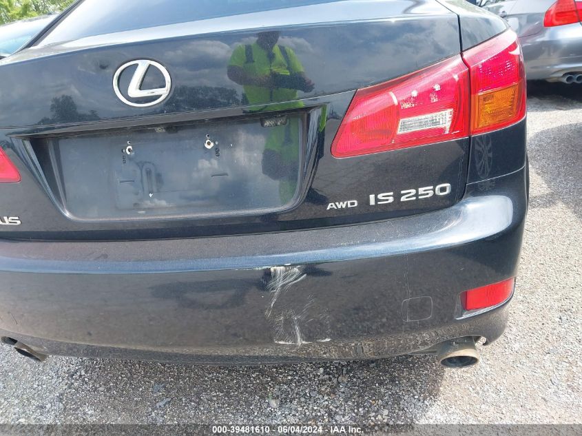 2008 Lexus Is 250 VIN: JTHCK262785021498 Lot: 39481610