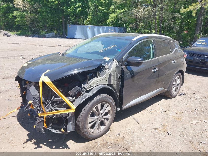 2017 Nissan Murano Sl VIN: 5N1AZ2MH5HN203529 Lot: 39481614