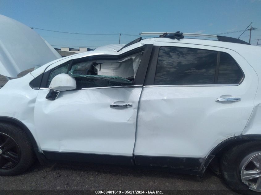 2018 Chevrolet Trax Lt VIN: KL7CJPSB9JB578621 Lot: 39481619