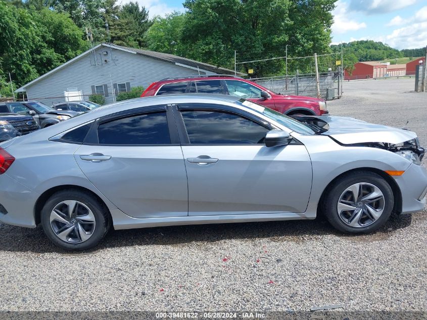 2019 Honda Civic Lx VIN: 2HGFC2F68KH583166 Lot: 39481622