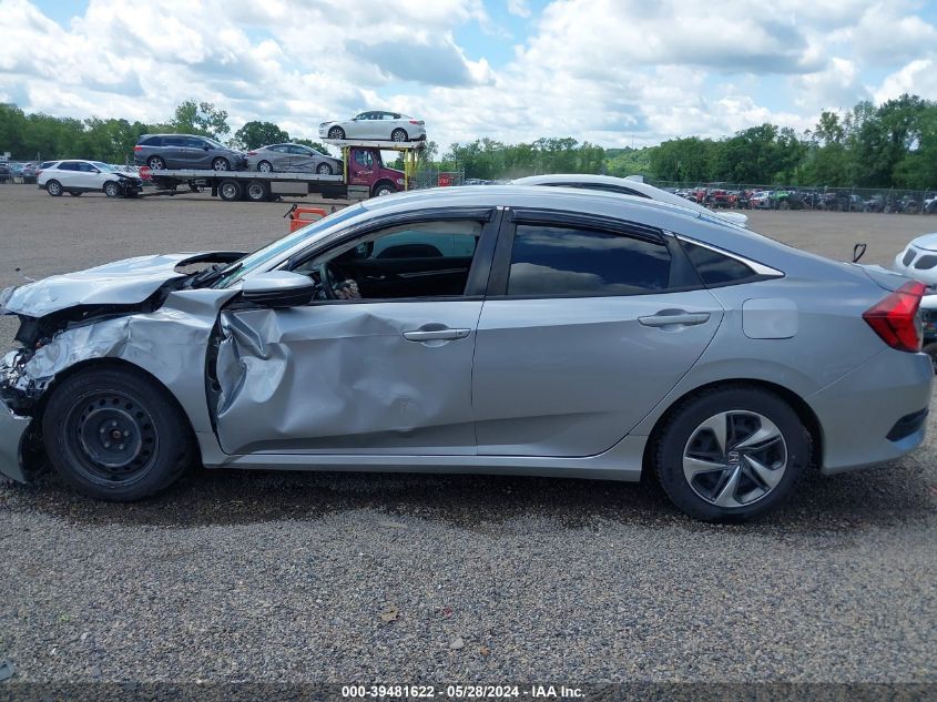 2019 Honda Civic Lx VIN: 2HGFC2F68KH583166 Lot: 39481622