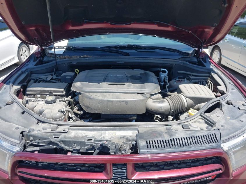 2018 Dodge Durango Gt Awd VIN: 1C4RDJDG8JC330607 Lot: 39481635