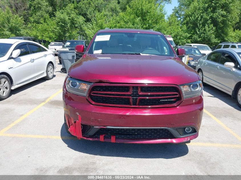 2018 Dodge Durango Gt Awd VIN: 1C4RDJDG8JC330607 Lot: 39481635