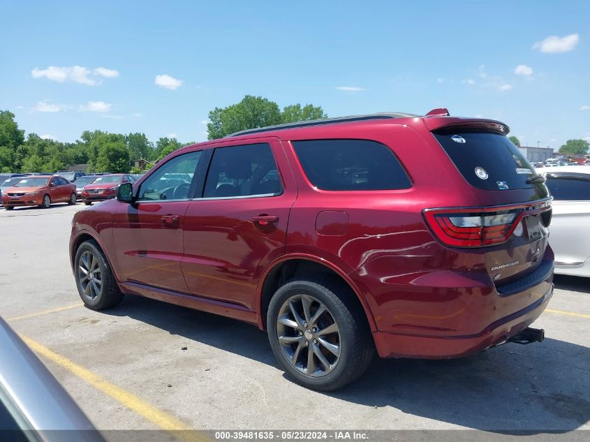 2018 Dodge Durango Gt Awd VIN: 1C4RDJDG8JC330607 Lot: 39481635