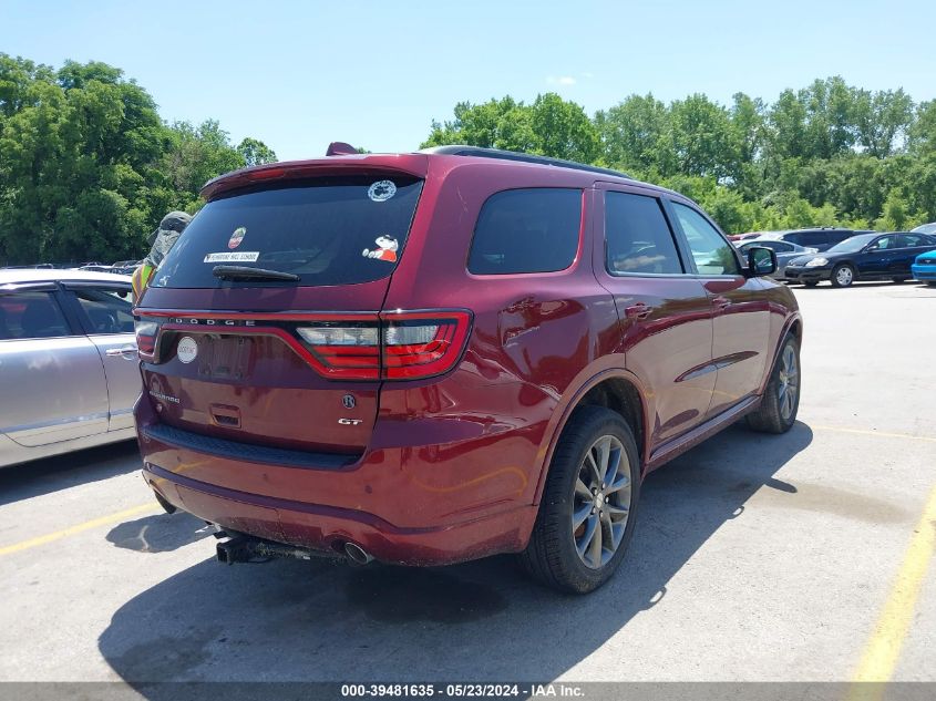 2018 Dodge Durango Gt Awd VIN: 1C4RDJDG8JC330607 Lot: 39481635