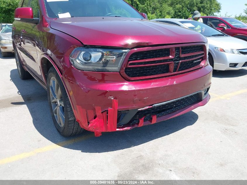 2018 Dodge Durango Gt Awd VIN: 1C4RDJDG8JC330607 Lot: 39481635