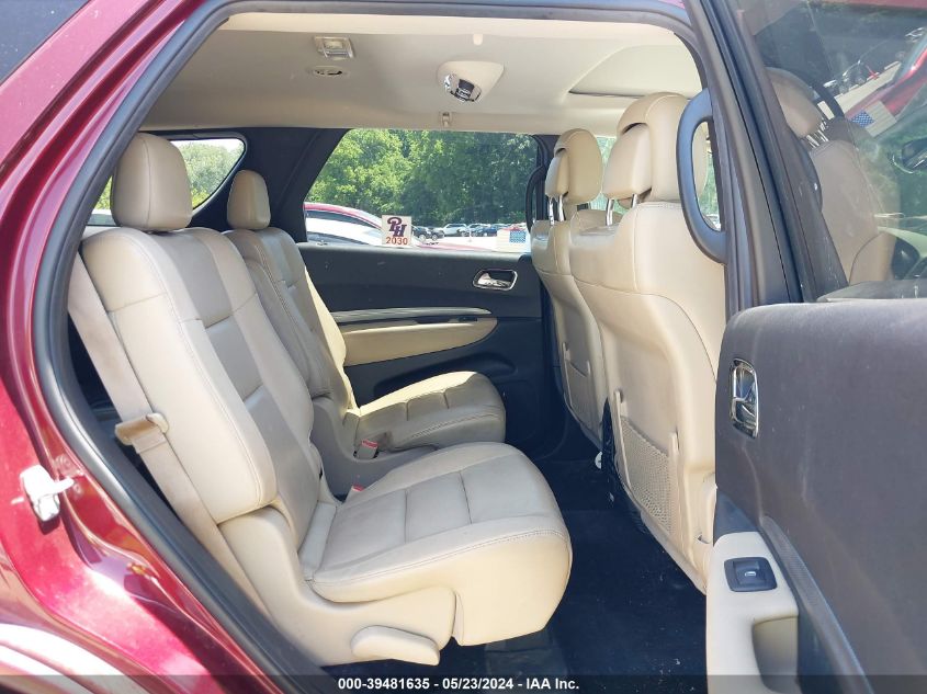 2018 Dodge Durango Gt Awd VIN: 1C4RDJDG8JC330607 Lot: 39481635