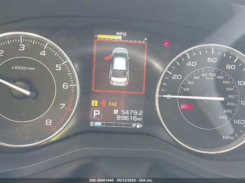 2017 Subaru Impreza 2.0I Limited VIN: 4S3GTAU61H3736689 Lot: 39481640