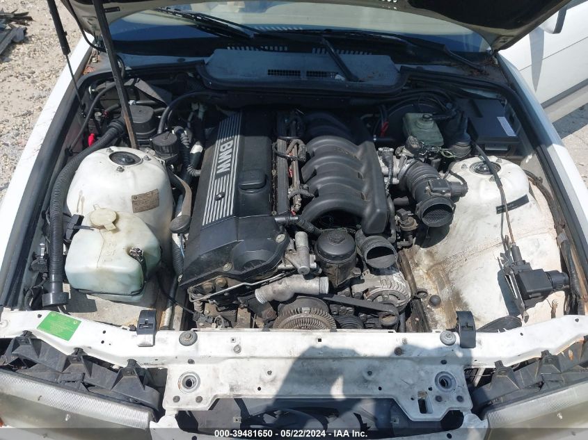 1997 BMW 328Ic VIN: WBABK8322VET96700 Lot: 39481650