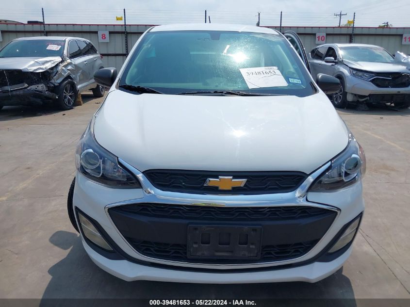 2020 Chevrolet Spark Fwd Ls Automatic VIN: KL8CB6SA3LC424171 Lot: 39481653