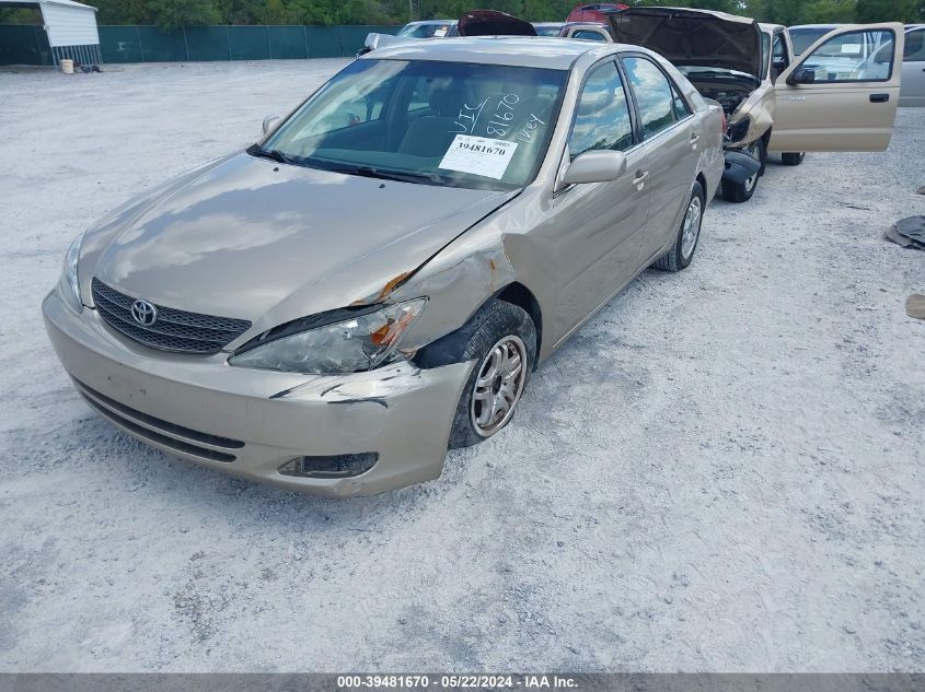 2003 Toyota Camry Le VIN: JTDBE32K230158757 Lot: 39481670