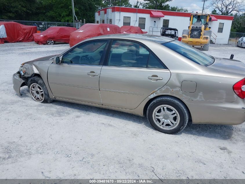 2003 Toyota Camry Le VIN: JTDBE32K230158757 Lot: 39481670