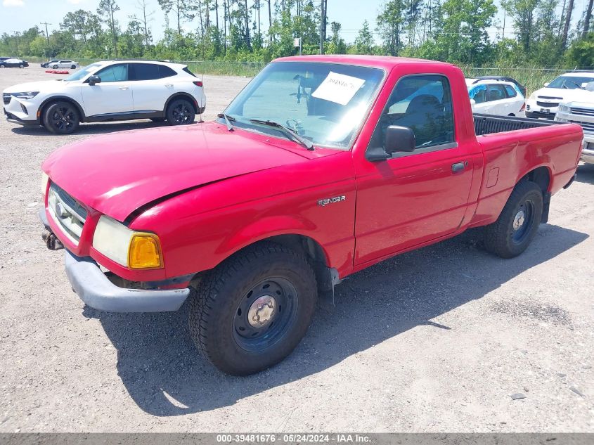 2002 Ford Ranger Xl/Xlt VIN: 1FTYR10D82TA68680 Lot: 39481676