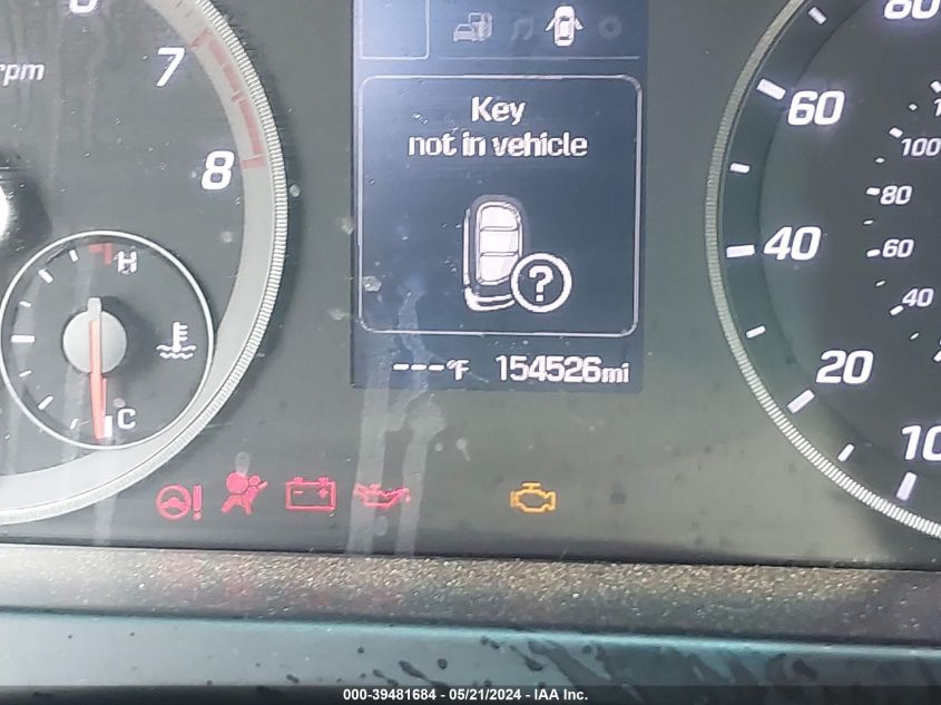 2015 Hyundai Sonata Sport 2.0T VIN: 5NPE34ABXFH100977 Lot: 39481684