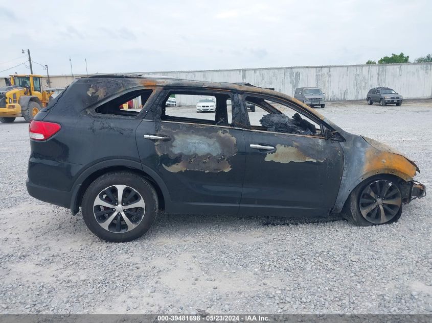 2016 Kia Sorento 3.3L Ex VIN: 5XYPH4A51GG105532 Lot: 39481698