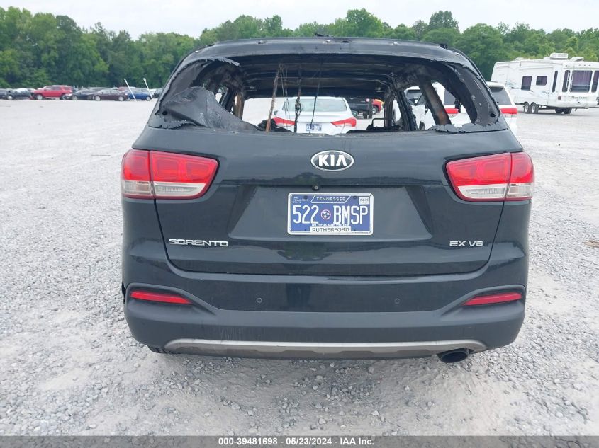 2016 Kia Sorento 3.3L Ex VIN: 5XYPH4A51GG105532 Lot: 39481698