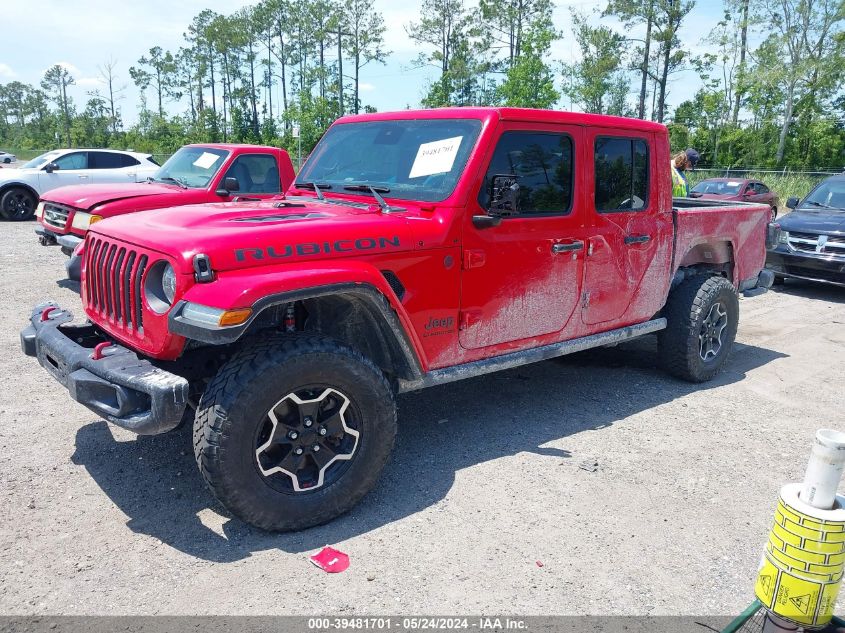 2021 Jeep Gladiator Rubicon 4X4 VIN: 1C6JJTBG8ML615811 Lot: 39481701