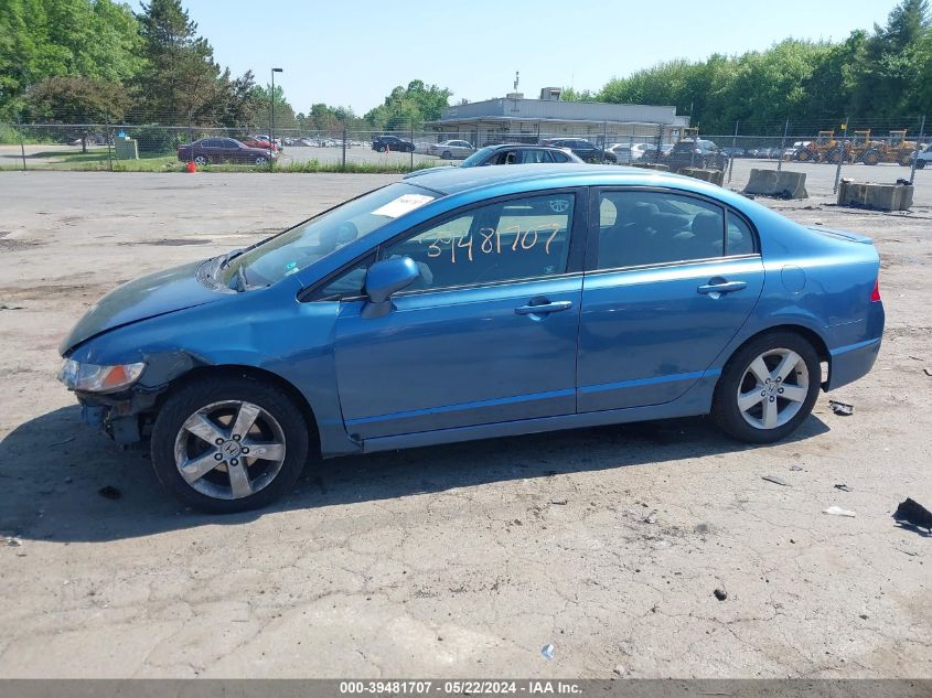 2010 Honda Civic Sdn Lx-S VIN: 2HGFA1F68AH551848 Lot: 39481707