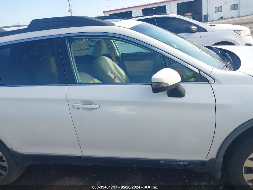 2016 Subaru Outback 2.5I Limited VIN: 4S4BSBNCXG3209946 Lot: 39481717